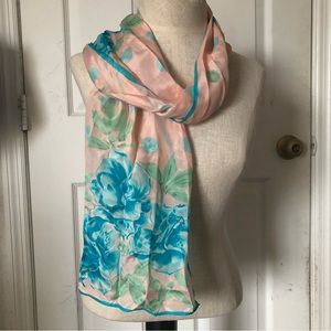 Vera Silk Floral Scarf